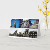 Fotocollage Amsterdam 2 Kaart (Gele Bloem)