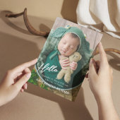 Fotocollage Baby Pasgeboren Geboorteaankondiging Kaart