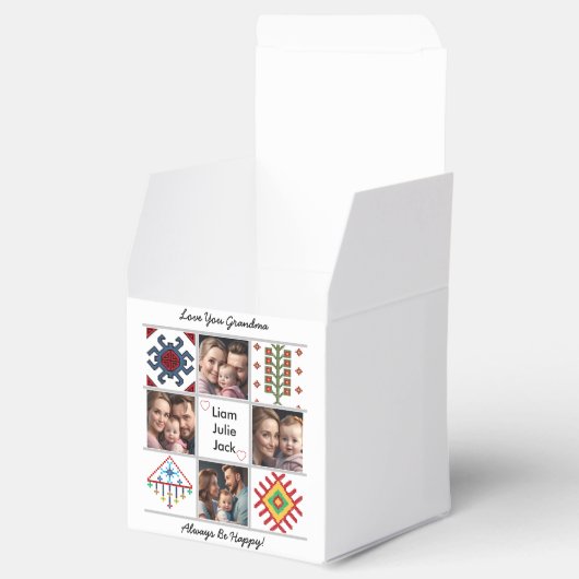  fotocollage bedankdoosjes (Geopend)