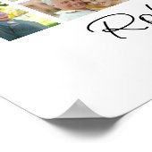 Fotocollage Begrafenis viering van het leven Welko Poster (Hoek)