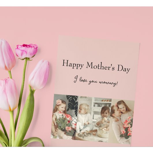 Fotocollage & Bericht - Gepersonaliseerd Cadeau | Kaart