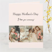 Fotocollage & Bericht - Gepersonaliseerd Cadeau | Kaart (Gele Bloem)