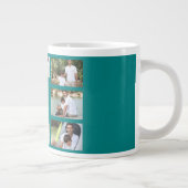 Fotocollage Best Uncle Ever Blauwgroen en wit Grote Koffiekop (Rechts)