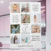 Fotocollage Beste oma ooit Moderne Moederdag Theedoek