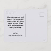 Fotocollage beter met hand verbinden feestdagenkaart (Achterkant)