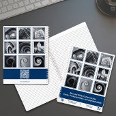 Fotocollage Blauw Wit Small Business Notitieboek