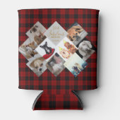 Fotocollage cadeau - Buffalo Plaid thema - Voeg te Blikjeskoeler (Voorkant)