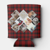 Fotocollage cadeau - Buffalo Plaid thema - Voeg te Blikjeskoeler (Achterkant)