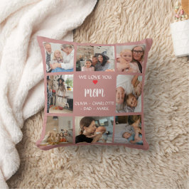 Fotocollage cadeaukussen voor mama - Fotoalbum  Kussen