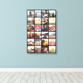 Fotocollage Canvas Afdruk (Insitu (Houten vloer))