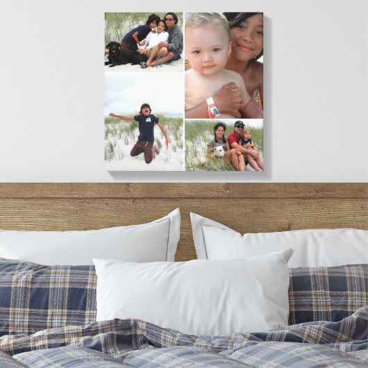  fotocollage canvas afdruk (Insitu (Slaapkamer))