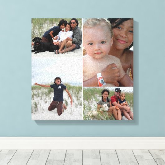  fotocollage canvas afdruk (Insitu (Houten vloer))