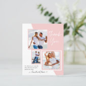 Fotocollage DANK JE WEL Bruiloft/Baby/Afsluitend/A (Staand voorkant)