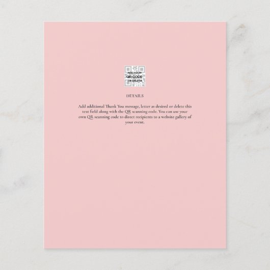 Fotocollage DANK JE WEL Bruiloft/Baby/Afsluitend/A (Achterkant)