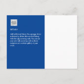 Fotocollage DANK JE WEL Bruiloft/Baby/Afsluiting/A Briefkaart (Achterkant)