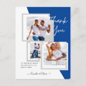 Fotocollage DANK JE WEL Bruiloft/Baby/Afsluiting/A Briefkaart (Voorkant)