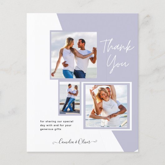 Fotocollage DANK U Bieden/Baby/Afstuderen/ENIG (Voorkant)