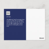 Fotocollage DANK U Bieden/Baby/Afstuderen/ENIG Briefkaart (Achterkant)