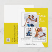 Fotocollage DANK U Bieden/Baby/Afstuderen/ENIG Briefkaart (Voorkant / Achterkant)