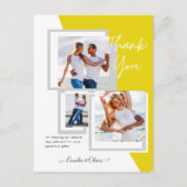 Fotocollage DANK U Bieden/Baby/Afstuderen/ENIG Briefkaart (Voorkant)