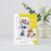 Fotocollage DANK U Bieden/Baby/Afstuderen/ENIG Briefkaart (Staand voorkant)