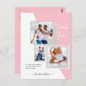 Fotocollage DANK U Bieden/Baby/Afstuderen/ENIG Briefkaart (Voorkant / Achterkant)