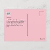 Fotocollage DANK U Bieden/Baby/Afstuderen/ENIG Briefkaart (Achterkant)