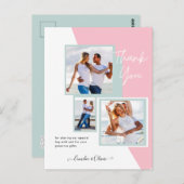 Fotocollage DANK U Bieden/Baby/Afstuderen/ENIG Briefkaart (Voorkant / Achterkant)