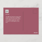 Fotocollage DANK U Bieden/Baby/Afstuderen/ENIG Briefkaart (Achterkant)