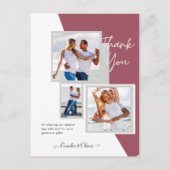 Fotocollage DANK U Bieden/Baby/Afstuderen/ENIG Briefkaart (Voorkant)