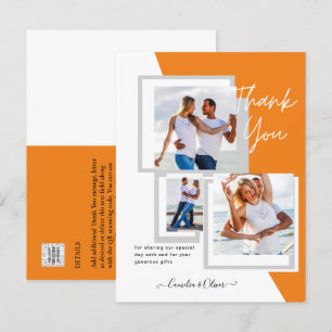 Fotocollage DANK U Bieden/Baby/Afstuderen/ENIG Briefkaart