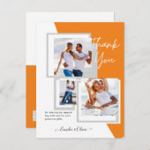 Fotocollage DANK U Bieden/Baby/Afstuderen/ENIG Briefkaart (Voorkant / Achterkant)