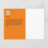 Fotocollage DANK U Bieden/Baby/Afstuderen/ENIG Briefkaart (Achterkant)