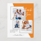 Fotocollage DANK U Bieden/Baby/Afstuderen/ENIG Briefkaart (Voorkant)