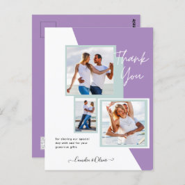 Fotocollage DANK U Bieden/Baby/Afstuderen/ENIG Briefkaart