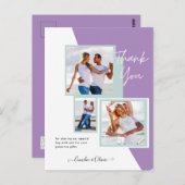 Fotocollage DANK U Bieden/Baby/Afstuderen/ENIG Briefkaart (Voorkant / Achterkant)