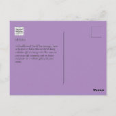 Fotocollage DANK U Bieden/Baby/Afstuderen/ENIG Briefkaart (Achterkant)