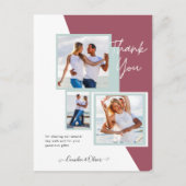 Fotocollage DANK U Bieden/Baby/Afstuderen/ENIG Briefkaart (Voorkant)