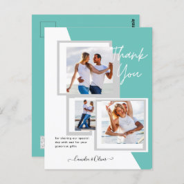 Fotocollage DANK U Bieden/Baby/Afstuderen/ENIG Briefkaart