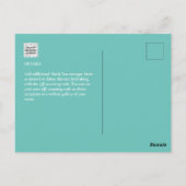 Fotocollage DANK U Bieden/Baby/Afstuderen/ENIG Briefkaart (Achterkant)