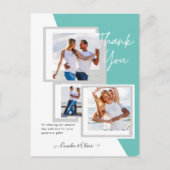 Fotocollage DANK U Bieden/Baby/Afstuderen/ENIG Briefkaart (Voorkant)