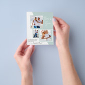 Fotocollage DANK U Bieden/Baby/Afstuderen/ENIG Flyer (Hand)