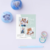 Fotocollage DANK U Bieden/Baby/Afstuderen/ENIG Flyer (Enkel)