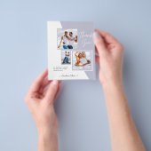 Fotocollage DANK U Bieden/Baby/Afstuderen/ENIG Flyer (Hand)