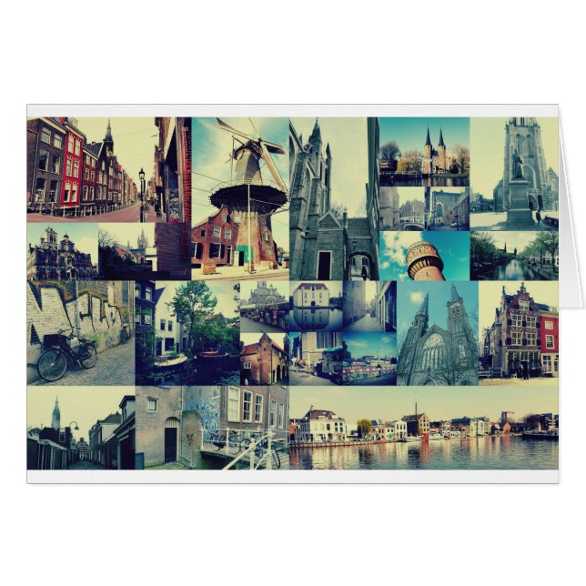 Fotocollage Delft 5 (Voorkant Horizontaal)