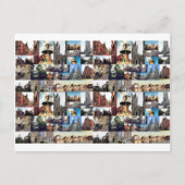 Fotocollage Delft 6 Briefkaart (Voorkant)