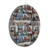 Fotocollage Delft 6 Dartbord (Voorkant Links)