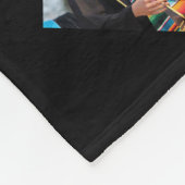 Fotocollage Diagonale Sjabloon w / 17 afbeeldingen Fleece Deken (Hoek)