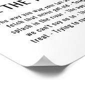 Fotocollage dingen die we leuk vinden aan je hond poster (Hoek)