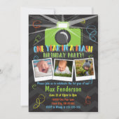 Fotocollage Een jaar in een flits Eerste verjaarda Kaart (Voorkant)